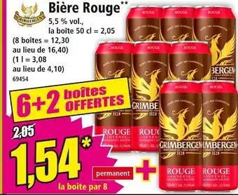 Norma Grimbergen Bière Rouge offre