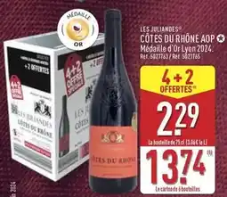 ALDI Côtes du rhône aop offre