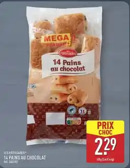 ALDI Mega - 14 pains au chocolat offre