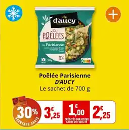 Coccinelle Supermarché D'AUCY Poêlée Parisienne offre