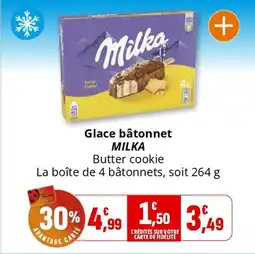Coccinelle Supermarché MILKA Glace bâtonnet offre