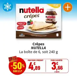 Coccinelle Supermarché NUTELLA Crêpes offre