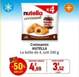 Coccinelle Supermarché NUTELLA Croissants offre