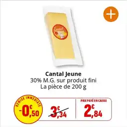 Coccinelle Supermarché Cantal Jeune offre