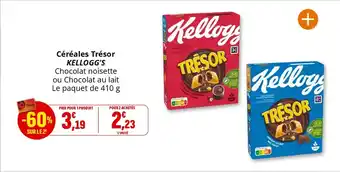 Coccinelle Supermarché KELLOGG'S Céréales Trésor offre