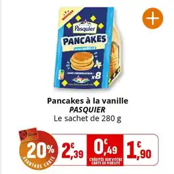 Coccinelle Supermarché PASQUIER Pancakes à la vanille offre