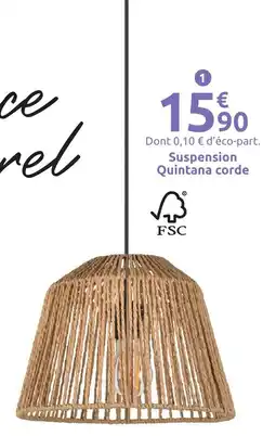 Mr Bricolage Suspension quintana corde offre