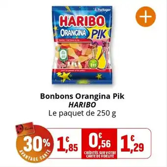 Coccinelle Supermarché HARIBO Bonbons Orangina Pik offre