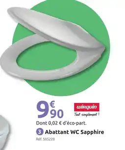 Mr Bricolage Abattant wc sapphire offre