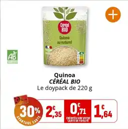 Coccinelle Supermarché CÉRÉAL BIO Quinoa offre