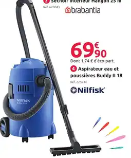 Mr Bricolage Aspirateur eau et poussières buddy ii 18 offre
