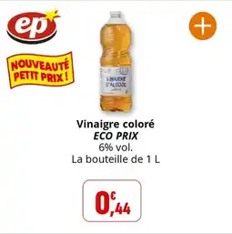 Coccinelle Supermarché ECO PRIX Vinaigre coloré offre