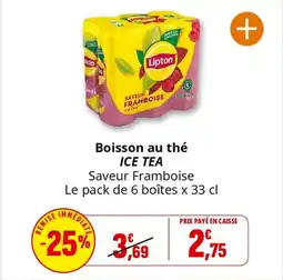 Coccinelle Supermarché ICE TEA Boisson au thé offre