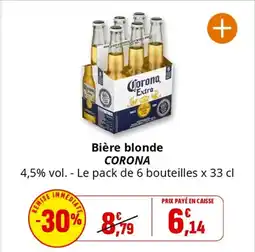 Coccinelle Supermarché CORONA Bière blonde offre