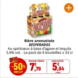 Coccinelle Supermarché DESPERADOS Bière aromatisée offre