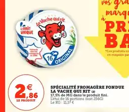 Utile LA VACHE QUI RIT Spécialité fromagère fondue offre