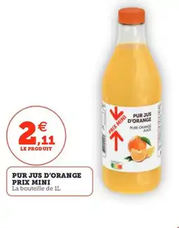 Utile Pur jus d'orange offre