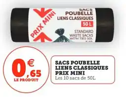 Utile Sacs poubelle liens classiques offre