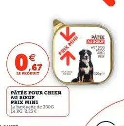 Utile Pâtée pour chien au bœuf offre