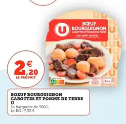 Utile Boeuf bourguignon carottes et pommes de terre u offre