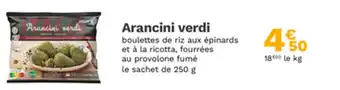 Picard Arancini verdi offre