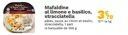 Picard Mafaldine al limone e basilico stracciatella offre
