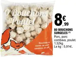 E.Leclerc 80 bouchons surgeles offre