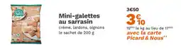 Picard Mini-galettes au sarrasin offre