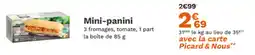 Picard Mini-panini offre