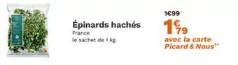 Picard Épinards hachés offre