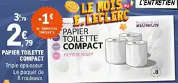 E.Leclerc Papier toilette compact offre