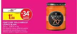 Intermarché Contact LÉONCE BLANC Confiture 70% d'abricot offre