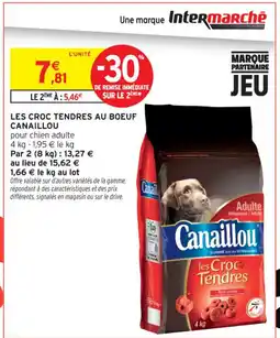 Intermarché Contact CANAILLOU Les croc tendres au boeuf offre