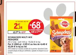 Intermarché Contact PEDIGREE Schmackos multi mix offre