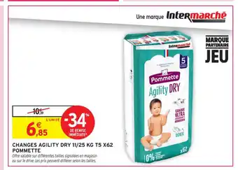 Intermarché Contact POMMETTE Changes agility dry offre