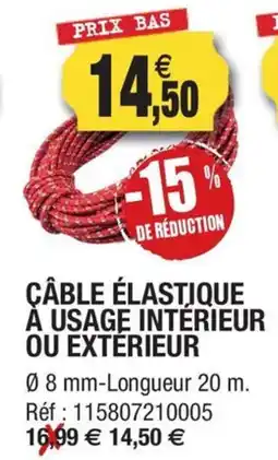 Outiror Câble élastique à usage intérieur ou extérieur offre