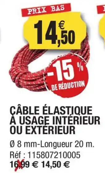Outiror Câble élastique à usage intérieur ou extérieur offre