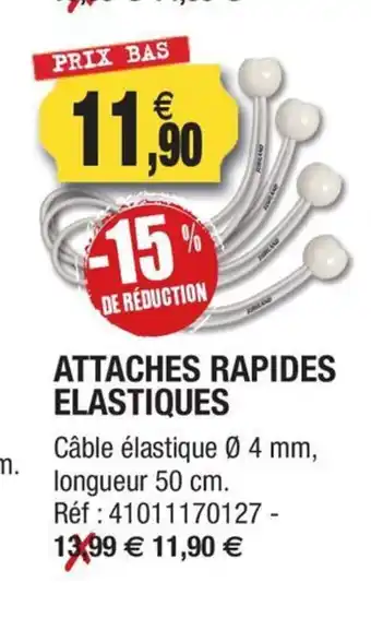Outiror Attaches rapides elastiques offre