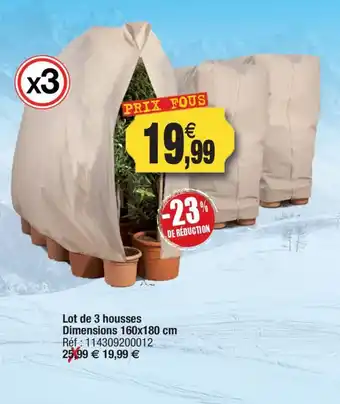 Outiror Lot de 3 housses offre