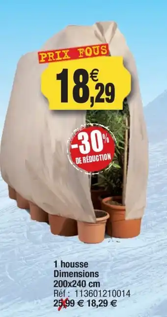 Outiror 1 housse Dimensions offre
