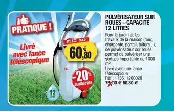 Outiror Pulvérisateur sur roues-capacité offre