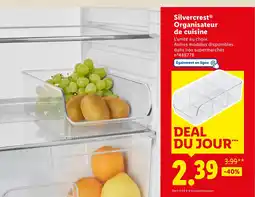 Lidl SILVERCREST Organisateur de cuisine offre