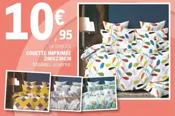 E.Leclerc Couette imprimée offre