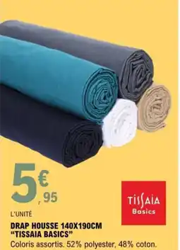 E.Leclerc Drap housse tissaia basics offre