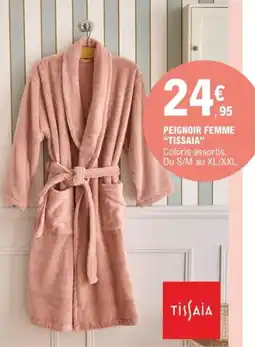 E.Leclerc Peignoir femme tissaia offre