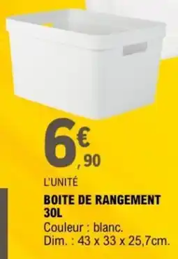 E.Leclerc Boite de rangement 30 l offre