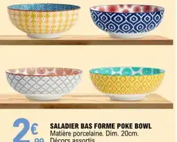 E.Leclerc Saladier bas forme poke bowl offre
