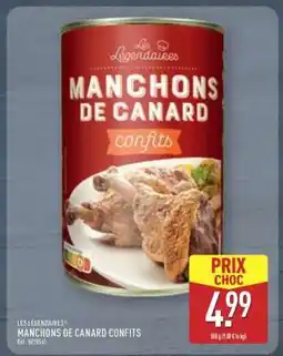 ALDI MANCHONS DE CANARD CONFITS offre