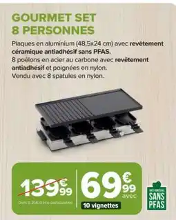 Carrefour GOURMET SET 8 PERSONNES offre