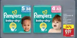 ALDI Pampers Couches Bébé offre